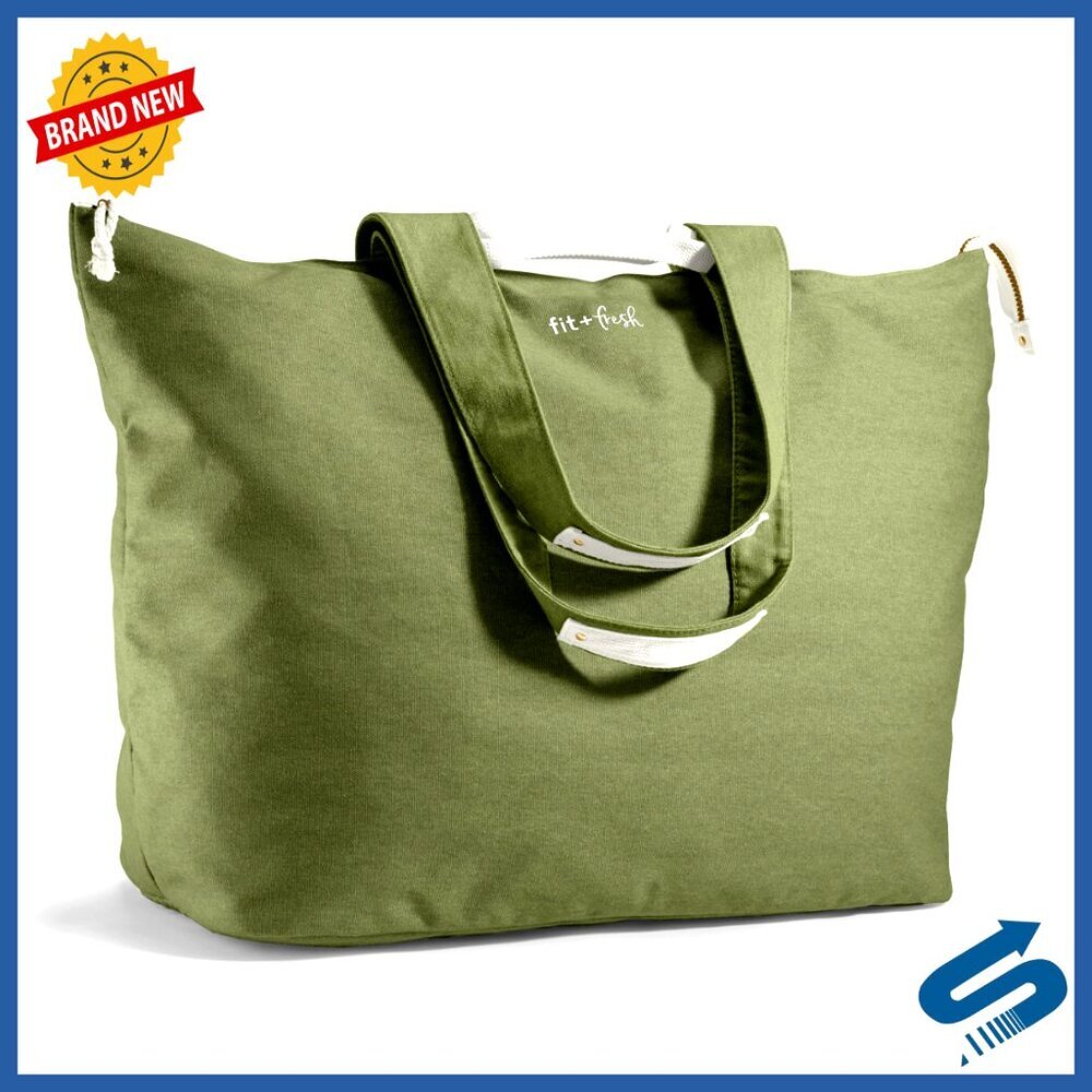 Oversized Canvas Travel Tote Bag Extra Large Water Resistant Beach Tote